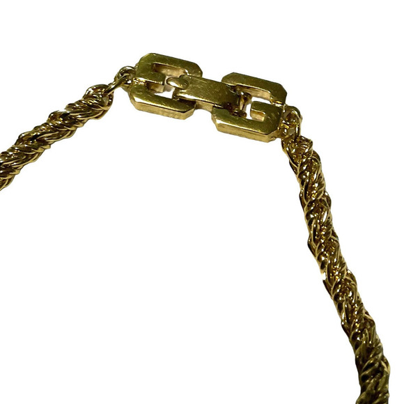 Givenchy Chain Bracelet Gold Tone Stamped GIVENCHY Paris New York - Picture 10 of 13